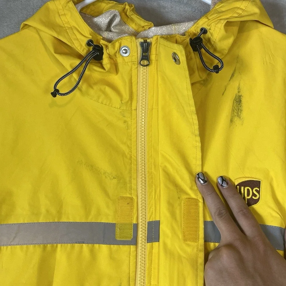 Vtg UPS United Parcel Service Jacket Mens XL Uniform Full Zip‎ Windbreaker